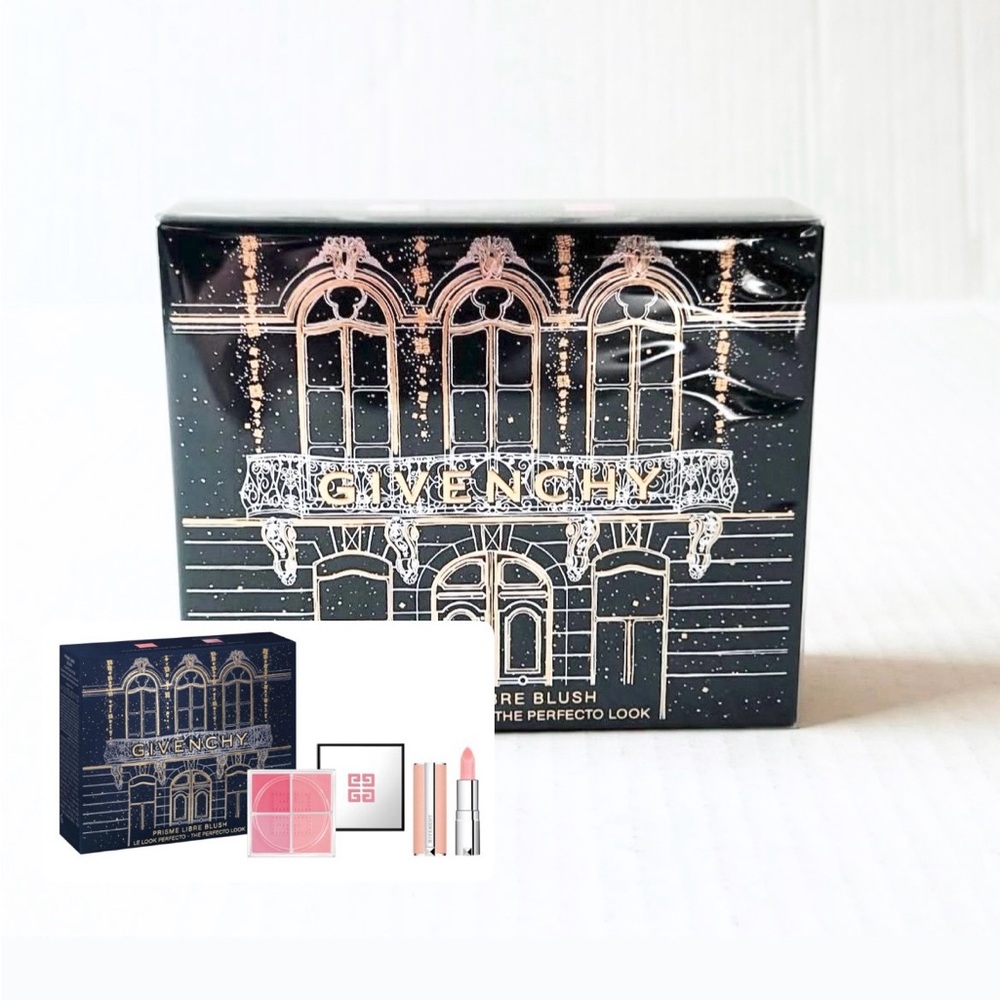 Givenchy The Prisme Libre Blush & Perfecto Mini Lip Balm Set